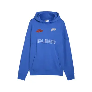 PUMA Mens Future Archive Las Vegas Relaxed Hoodie Casual Outerwear Casual - Blue