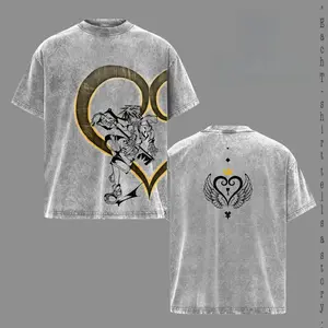 Sora Kingdom Hearts Keyblade Heartless Emblem Graphic Tee, Kingdom Hearts Sora Streetwear Shirt, Anime Game Crossover Vintage Style T-Shirt, Keyblade Wielder Aesthetic Unisex Tee