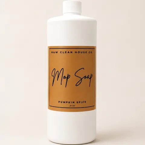 32oz Limited Edition Exclusive Label Pumpkin Spice Luxury Concentrated Liquid Mop Soap Spray - Naturally Derived, Family-Safe Disinfectant Antiseptic with Witch Hazel, Floor Cleaner, All-Purpose Cleaner, Safe for All Floor Types, Home Supplies