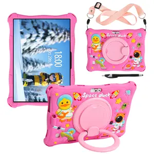 24cm*17cm Universal Tablet 10.1 Case Soft Silicone For 10 10.1 Cartoon Rotating Android Tablet PC Silicone Inch Soft Case