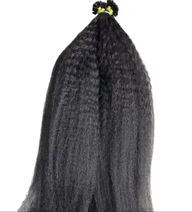Kinky Straight KTIP Hair Extensions