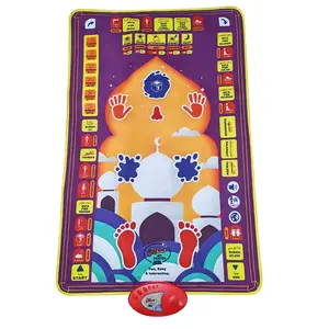 Arabic & English Language Learning Mat, Multi-functional Educational Smart Toy Mat, Educational Toy for Kids, Fun Gift for Boys & Girls, Play Mat