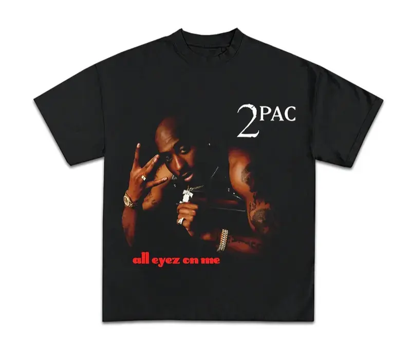 Tupac Shakur ‘Makaveli’ Black Tee, Vintage Hip Hop Tee, Fan Gift, Unisex Rap Tee, Gift for Him Her