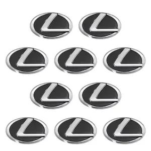 1/5/10Pcs 15MM Car Remote Key Sticker Aluminum Emblem Decoration Decal For Lexus IS250 IS200 CT200h GS300 LS430 RX450h LX570 IS3