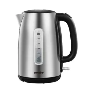 COMFEE' Stainless Steel Electric Kettle, 1.7 Liter Tea Kettle Electric & Hot Water Kettle, 1500W Fast Boil with LED Light, Auto Shut-Off and Boil-Dry Protection