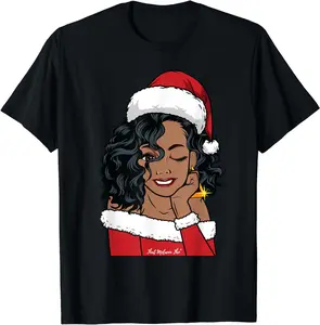 Black Mrs. Claus Winking African American Christmas Decor