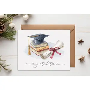 Personalized Graduation Card, Class of 2026 Graduation Card, Congratulations Card for Graduate