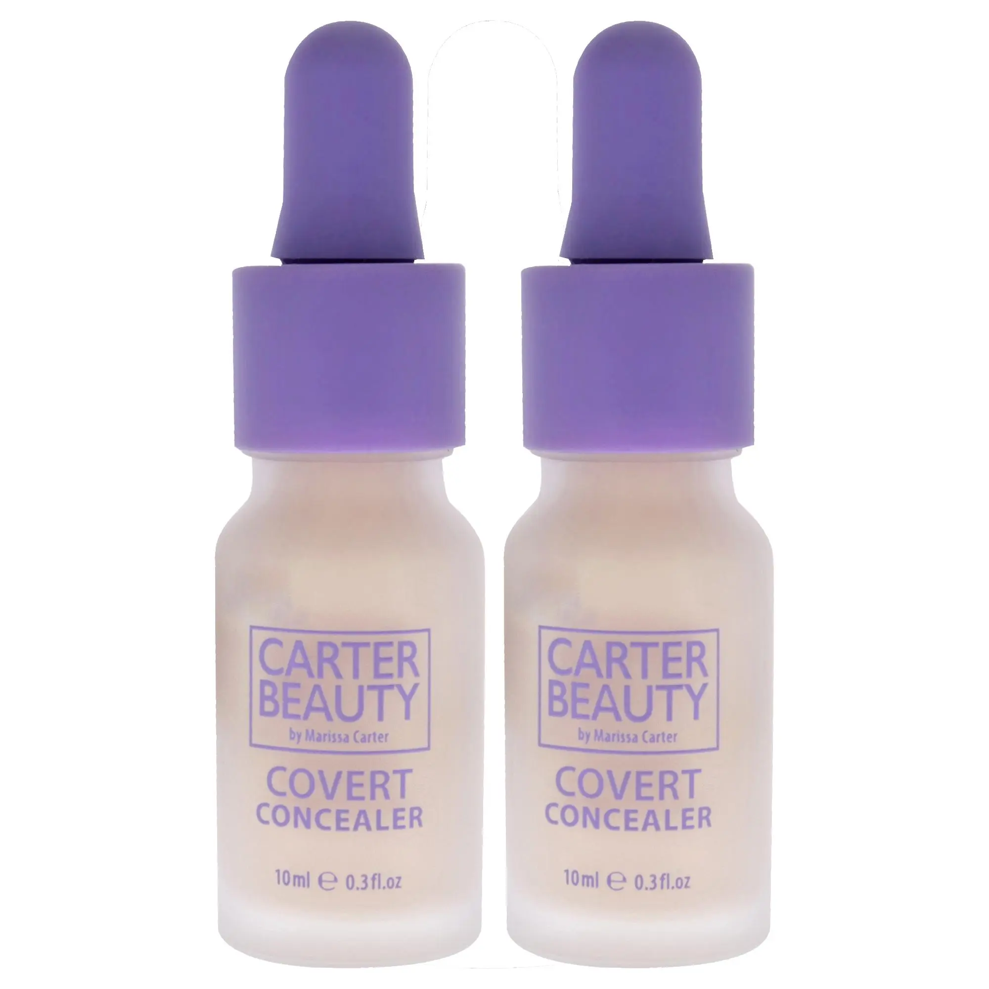 Carter Beauty Covert Brightening Concealer - Marshmallow, Flawless Daily Coverage Cosmetic Makeup for Women, 0.3 oz, Pack of 2