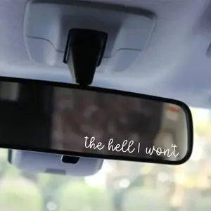 Car Rearview Mirror Sticker, Cute Car Rearview Mirror Sticker, Car Exterior Decoration Accessories for Car Window
