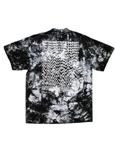 Trying Tie-Dye Oversized Tee - Black & White