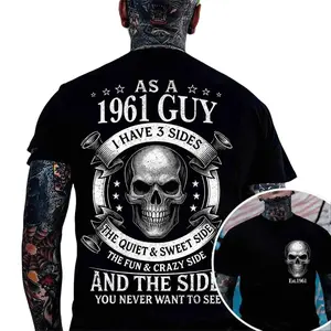 Custom Est.1961 Boomers 2 Side Shirt, Skull Finger Generation Fashion, Full Colors, Sizes, For Men, Women