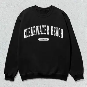 Clearwater Beach Sweatshirt Florida Collegiate Crewneck Sweater Unisex