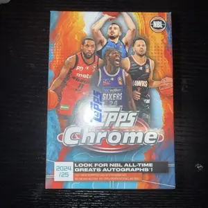 2024-25 Topps Chrome NBL Basketball Factory Sealed Value Blaster Box