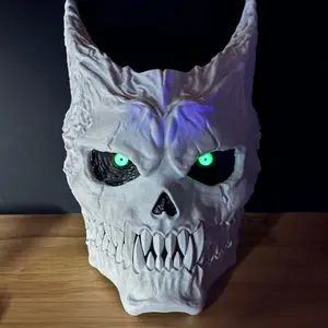 3D Printed Kaiju Cosplay, Halloween, or Display Character Inspired Helmet Mask Costume