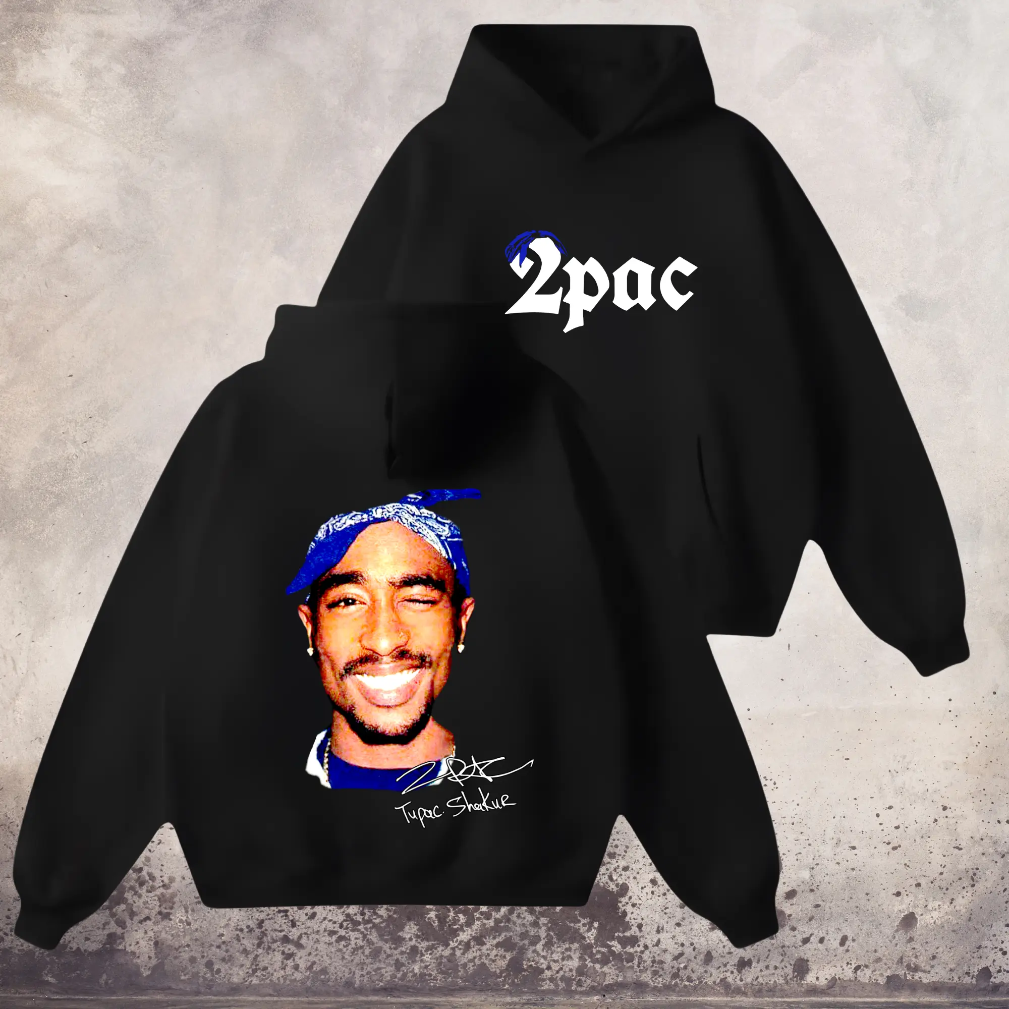 2Pac Ver2026 2Side Hoodie, Tupac Hip Hop Music Lover Shirt, Vintage 90s Hip Hop Streetwear Apparel
