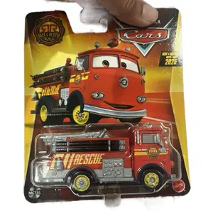 Mattel Cars Race and Rescue Red Diecast Fire truck