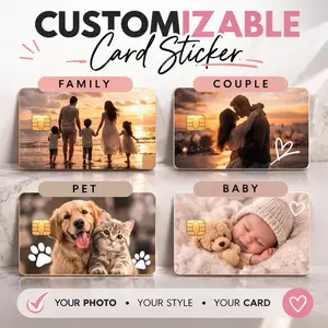 Custom Image Card Skin,  Customizable Card Skin Personalize Your Design Here Custom Card Sticker or Skin with Cute Character Design