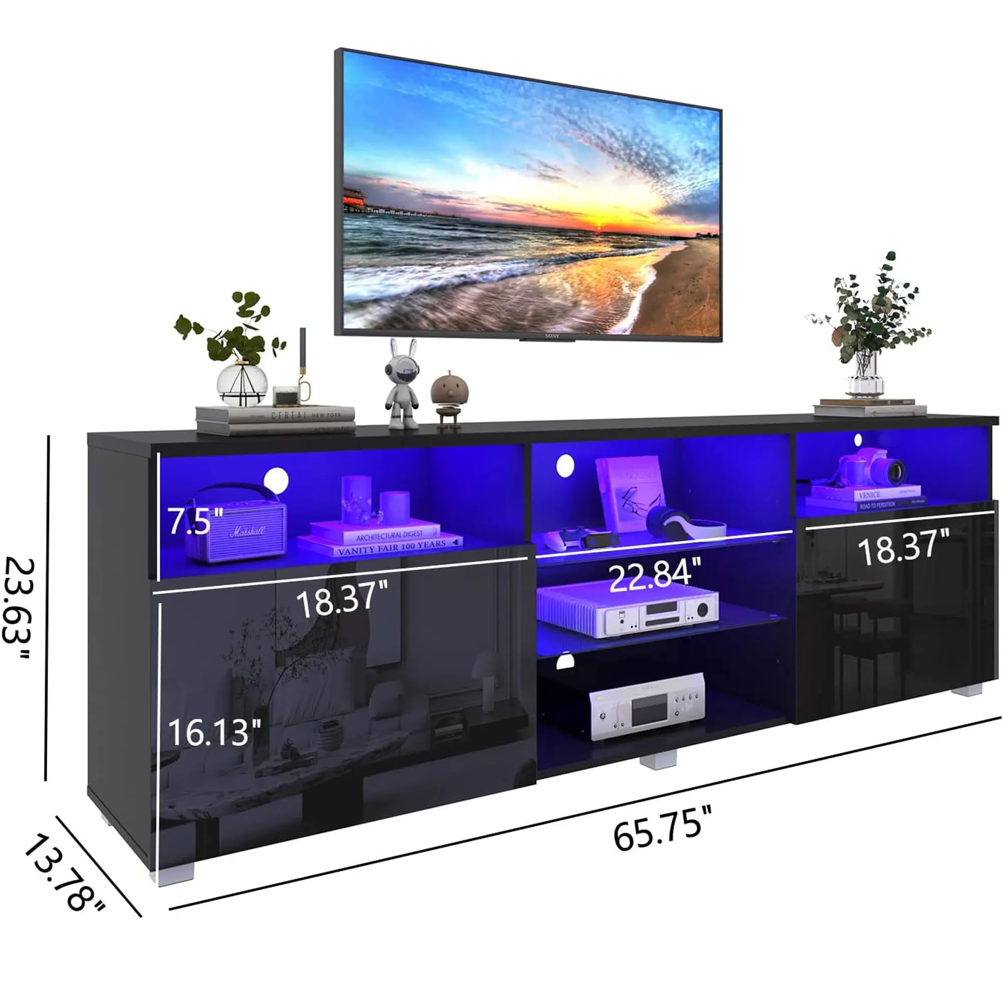65inch (For up 70" TVs)