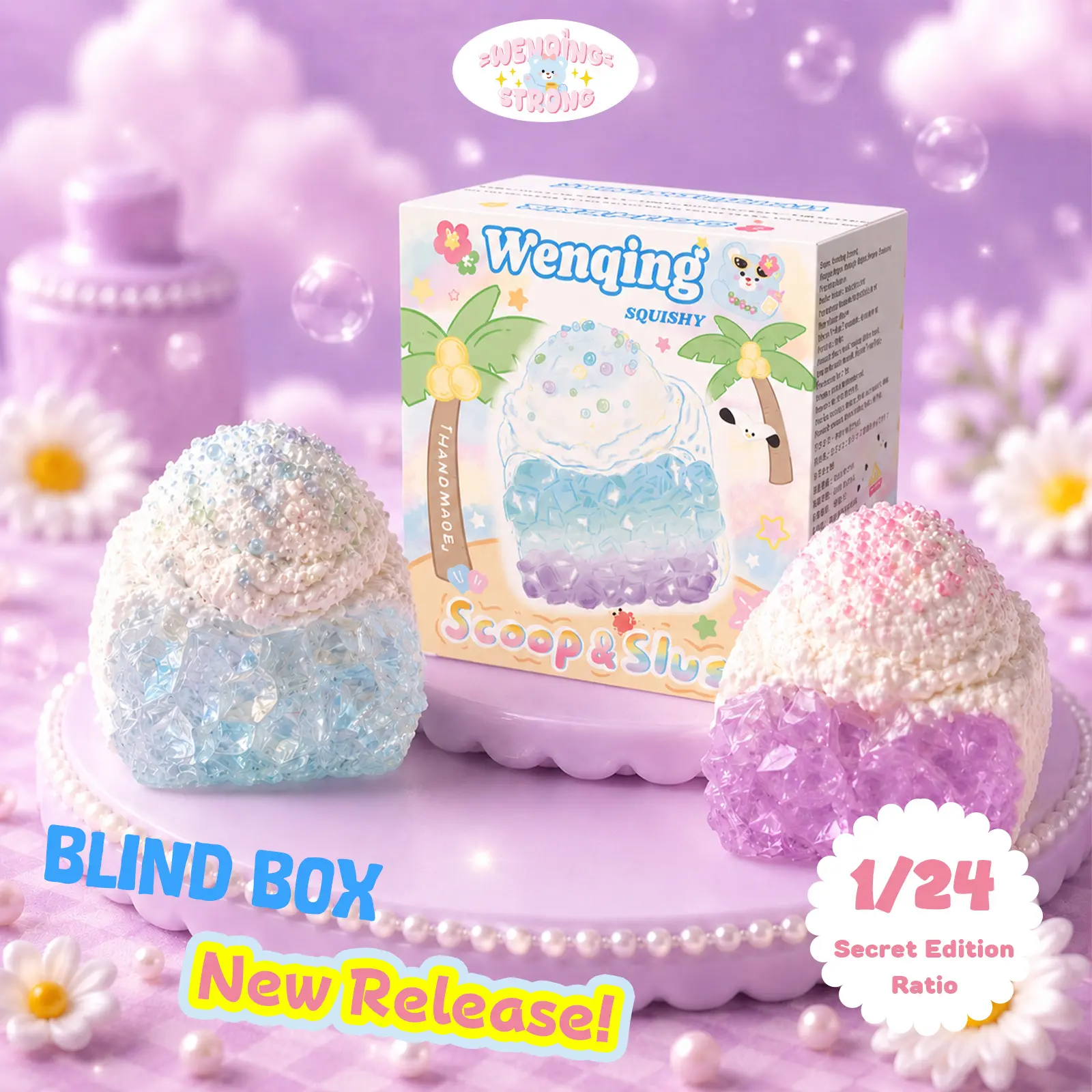 [WenQing Strong】 （Scoop & Slush） [No returns or exchangesonce opened] .taba squishy -blind boxes