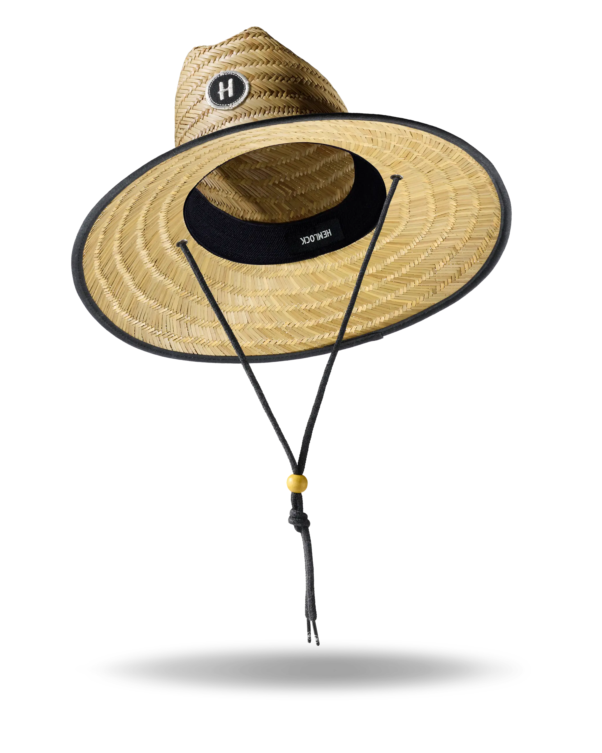 Bare Bottom™ Lifeguard Straw Hat in Bare Black