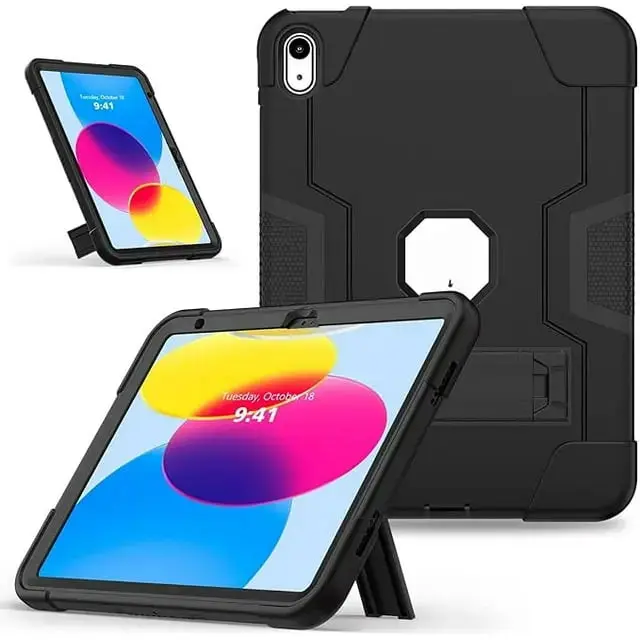 Entronix Case Compatible with iPad Air M2 11" (6th Gen, 2024) - Triple-Layer Heavy Duty Protection
