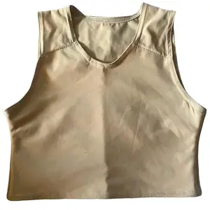 Compression Binder for Effective Support and Comfort in Everyday Wear Vest Man Beige