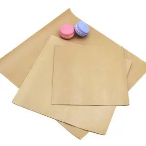 200 Kraft Paper Hamburger Wrapping Paper Oil-proof Paper Laminating Tray Paper Food Wrapping Paper New Quality Brown