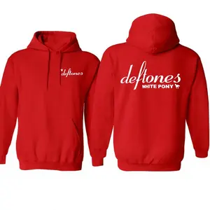 Deftoness White Pony 2 Sides Hoodie, Alternative Rock, Y2k Music Fan Tee, Logo Star White Pony Rock Band Shirt, Unisex Sweater Pullover Tee