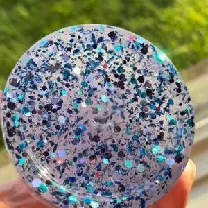 Mermaid Scales Color Changing Clear Slime - Stretchy Sparkly Fun for Bubble Pops Mini 1oz or Regular 5oz Sizes