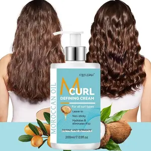 200ml Curl Cream blends moisturizing care with everyday styling needs, helping curls stay soft and maintain a natural curl pattern. Curly Hair Product