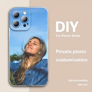 Custom Photo Phone Case – Please Send Image After Purchase.Phone Case: DIY Custom High-Transparency Drop-Proof Phone Case with Personalized Image, Suitable for iPhone 17/16/15/14/13/12 Pro Max/Air/Plus, Premium Protective Cover