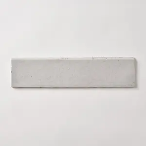 San Fran Gray Crackled 3x12 Bullnose Ceramic Tile Glossy