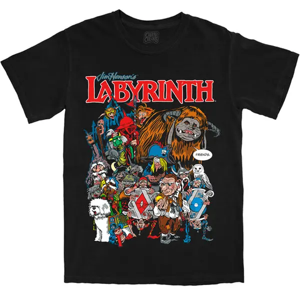LABYRINTH - GOBLIN CITY - T-SHIRT, Movie Shirt, Fashion Cotton, Full Colors, Full Sizes, For Men, For Women