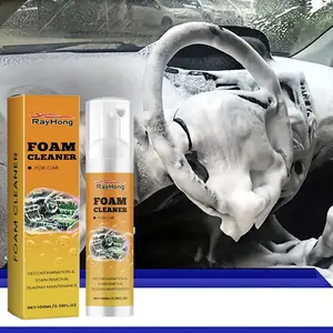 Car Interior Cleaning Foam, Multifunctional Foam Cleaner, Car Seat Cleaner, Rubber & Imitation Leather Cleaner, Car Interior Care Product, Car Detailing Products