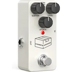 Compressor Pedal, Guitar Pedal Compressor, Mini Compressor Pedal for Electric Guitar Bass, True Bypass DC 9V