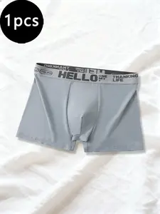 Men's Briefs Random Pack, Elastic Knit Underwear, Casual Fitted Style, Tie-Dye Pattern, All Seasons Wear, Comfortable Men's Panties
