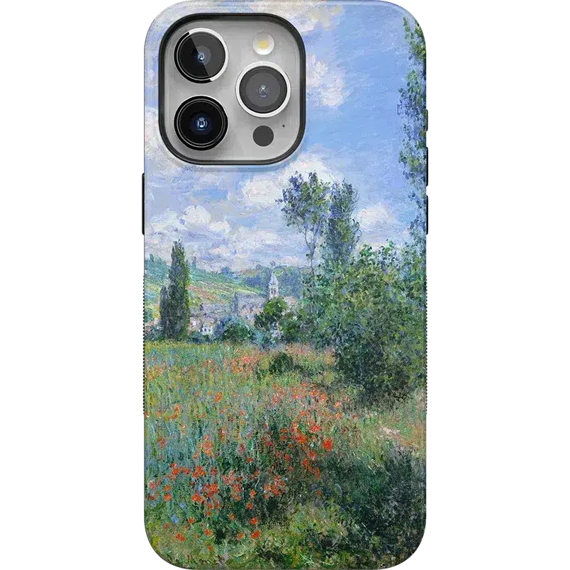 Casely iPhone 15 Pro Case | The Met Museum | Monet's View | Bold Protective Design | Compatible with MagSafe