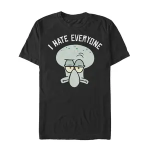 Men's SpongeBob SquarePants Squidward Hates Everyone T-Shirt