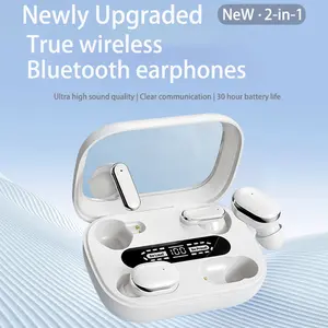 In-Ear and Over-Ear TWS Bluetooth-compatible Earphones for Couples, Stylish Mini Music Earbuds with Enc HD Calls, Compatible with Android and iOS, Sports and Gaming Earbuds