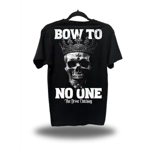 BOW TO NO ONE  - BLACK CLASSIC TEE