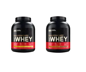 Optimum Nutrition Gold Standard 100% Whey Protein | Banana Cream & Chocolate Peanut Butter, 5 lbs