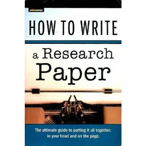 USED-How to Write a Research Paper by SparkNotes (Paperback)