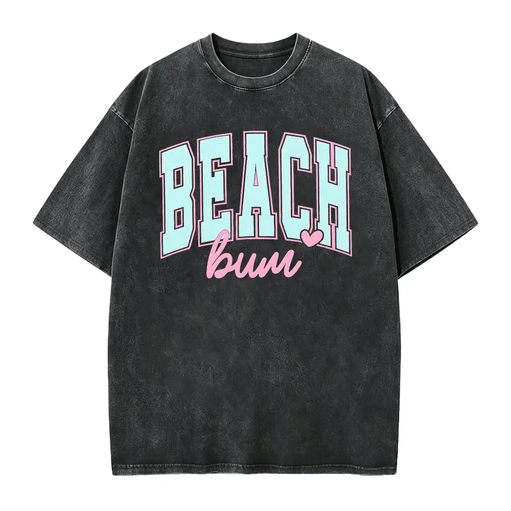 Washed T-shirt-Black
