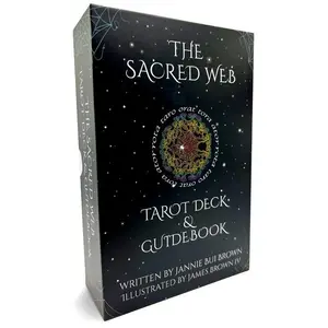 The Sacred Web Tarot by Jannie Bui Brown||James W. Brown IV [Hardback Book]