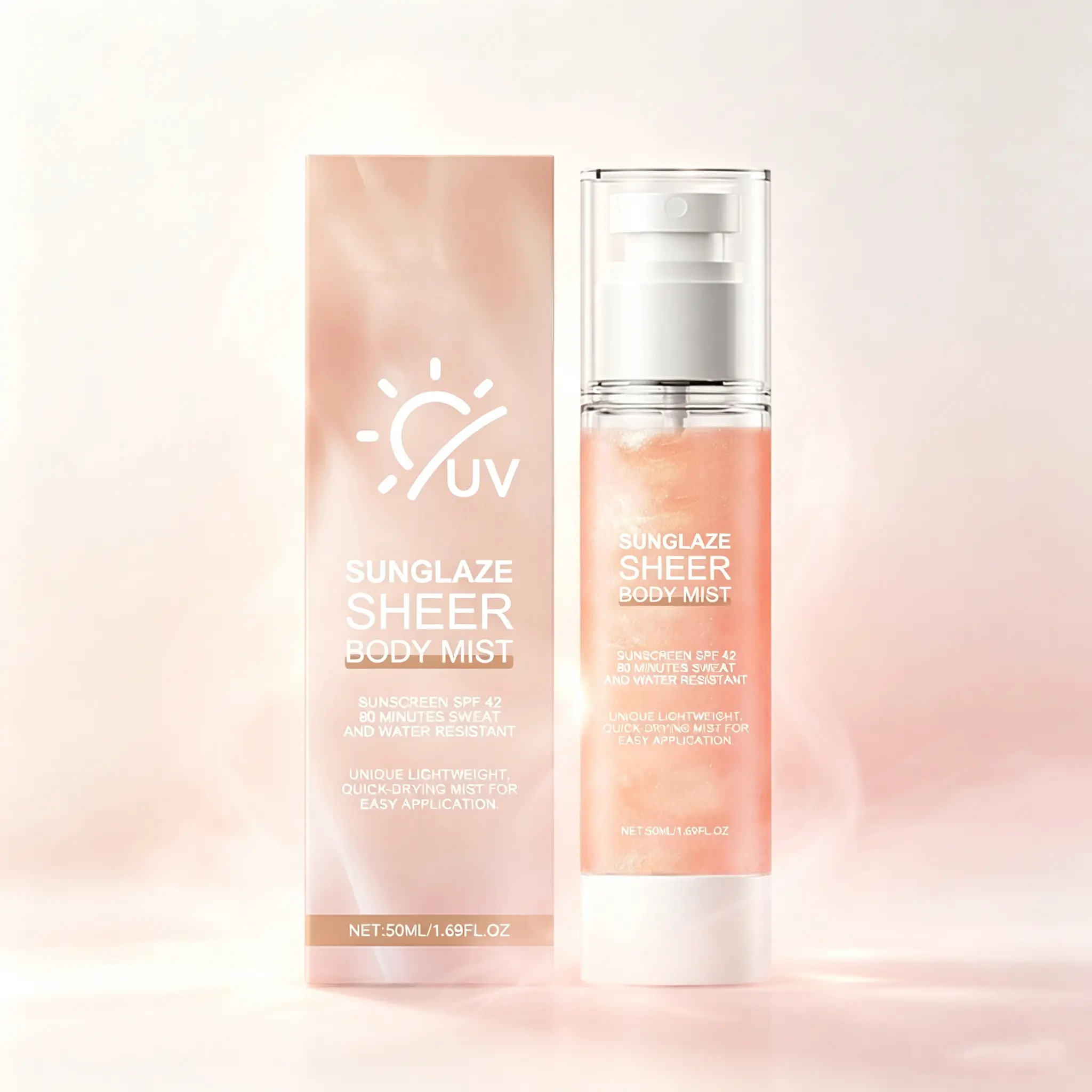 Summer Outdoor Body Care Spray, Daily-Use Skincare Spray for Body Surface Application