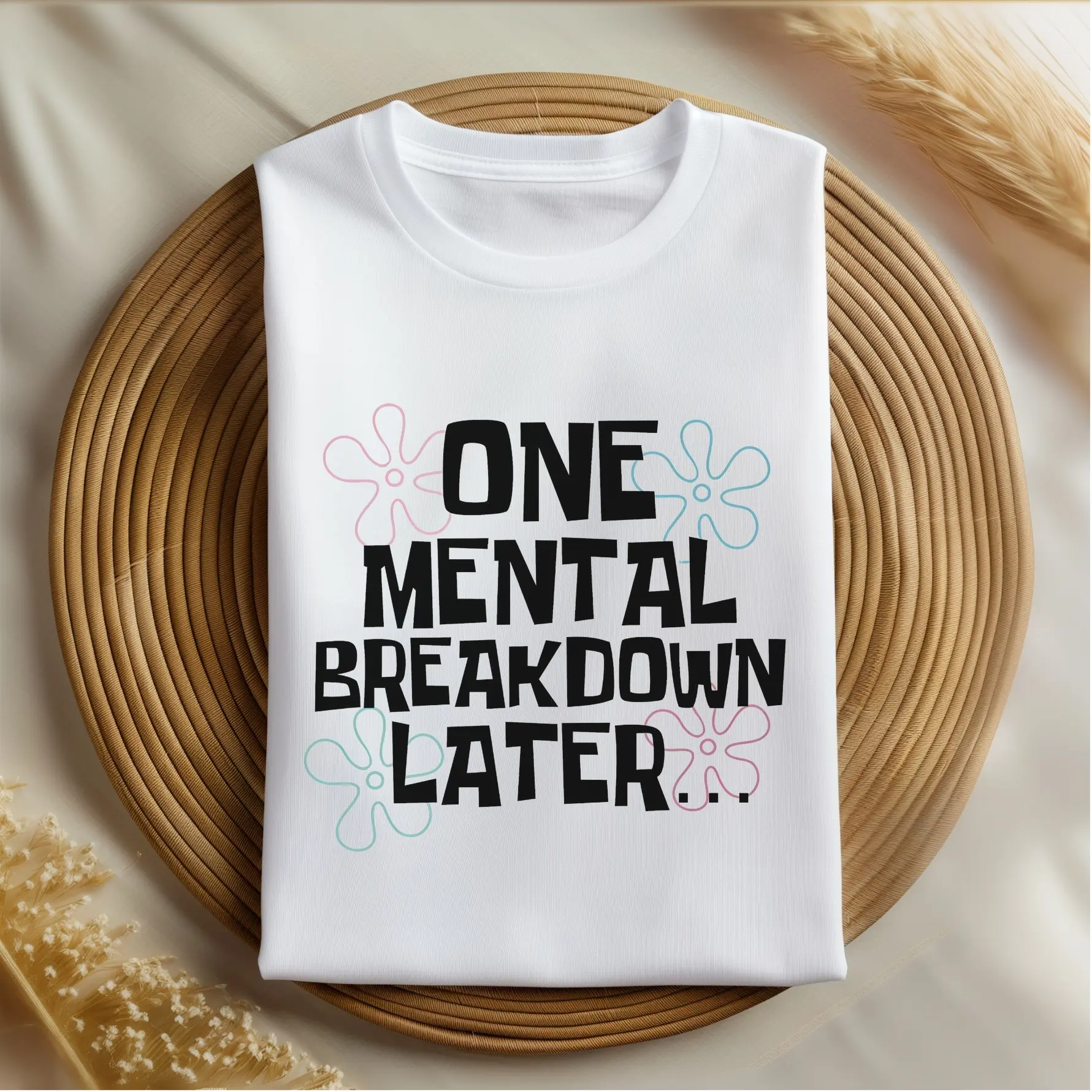 Spongebob Mental Breakdown Funny Graphic Tees Men Subtle Humorous Clothing Men Gifts Graphic Tee Mens Clothing Cute Streetwear Funny Apparel