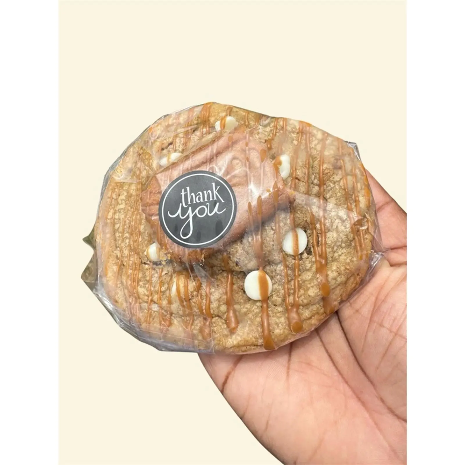 Biscoff Cookie Butter Cookies - 2 Pack - Rich Biscoff Drizzle & White Chocolate Chips - Perfect for Snacking & Gifting