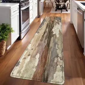 1PC， Colorful Abstract Texture Patterned strip rugs, home décor, bathroom mats, entryway mats, bathroom non-slip mats, indoor entrance rugs, bedroom bedside mats, kitchen mats, hallway rugs, flannel sponge rugs, hallway runner rugs