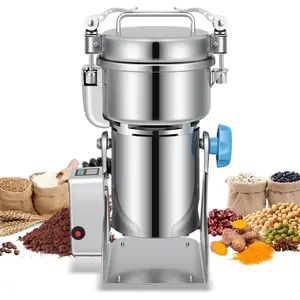 Grain Mill 500g Commercial  Grinders Electric 1500W Stainless Steel Pulverizer Dry  for Grinding Wheat, Oats, Corn, Pepper, and Coffee Beans -  for Kitchen.