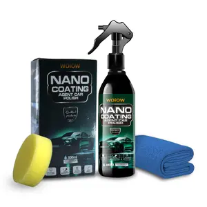 WOiOW Nano Coating Agent Car Polish – 300ml, Hydrophobic Paint Guardian, High Gloss & Anti-UV